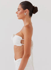 Top palabra de honor Crescent Light Rose - Marfil