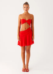 Minivestido Marbella - Rojo