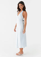 Vestido Midi "Heavy Hearted" - Azul