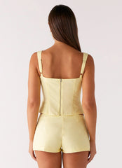 Top bustier Coastline - Amarillo