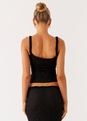 Top Cami Ophira - Negro