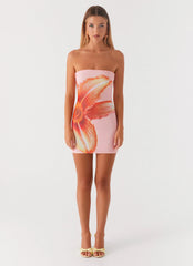 Minivestido Full Bloom - Rosa