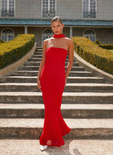 Vestido largo Under The Pagoda - Rojo
