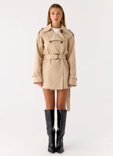Minicasaco Trench Jackie - Bege