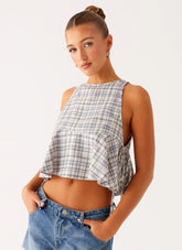 Top corto tipo halter Osborne - Comprobar