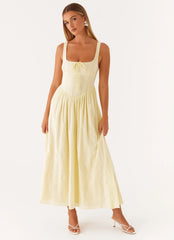 Vestido Pascuelle Midi - Amarillo