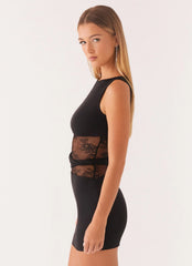 Minivestido Echo - Negro