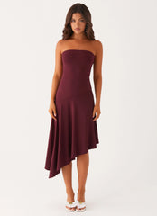 Vestido midi Juliana - Mulberry