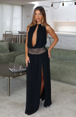 Vestido largo negro Never On Read