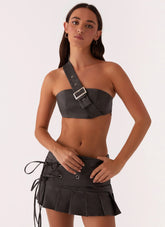 Top Bandeau Instintos Salvajes - Beige