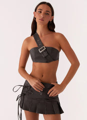 Top Bandeau Instintos Salvajes - Beige