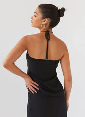 Top Anudado Nightfall Rose - Midnight