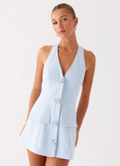 Minivestido Jeanie - Azul