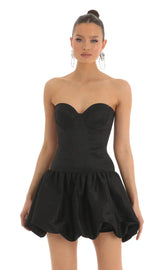 Vestido Corset Balão Preto