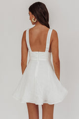 Minivestido Kalinda Desmontable Rosa Blanco