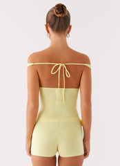 Aliah Knit Top - Amarillo