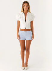 Micro Pantalón Corto Tampa - Azul Brezo