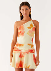 Minivestido sin espalda Meah - Mimosa Blossom
