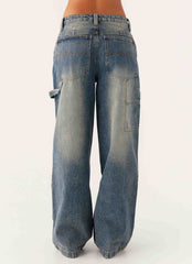 Pantalones vaqueros Jaylie Denim - Lavado vintage sucio