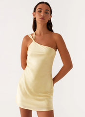 Minivestido Lights Out - Amarillo