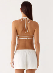 Millo Linen Shorts - Marfil