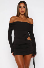 Minivestido Manga Longa Sweet Sting Chocolate