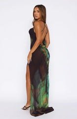 Vestido longo Secret Sounds Borboletas Sonhadoras