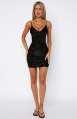 Minivestido Next In Line Negro