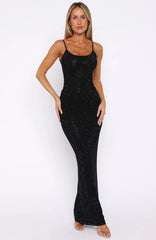 Vestido Longo Late Night Love Preto