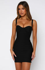 Minivestido Oh My Love Bandage negro