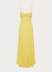 Carlin Maxi Dress - Bright Lemon