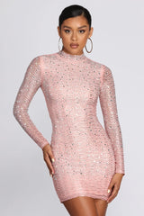 Mini Vestido Dazzle Queen com Pedras Térmicas