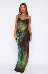 Vestido longo Secret Sounds Borboletas Sonhadoras