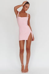 Minivestido sin espalda Won't Bite - Rosa