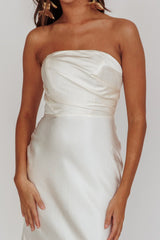 Vestido Maxi Tomara que Caia City Of Stars Oyster