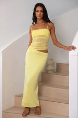 Vestido largo Belle Of The Ball amarillo