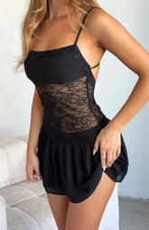 Minivestido Negro Paris Lights
