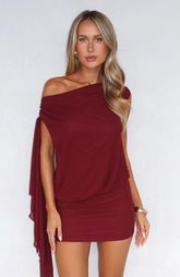 Minivestido Sicilian Dreams Vinho