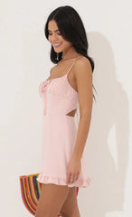 Vestido Corpete Rosa