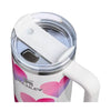 Stanley Valentine's Day 30 oz Stainless Steel H2.0 Flowstate Quencher Tumbler Frost Heart Gradient