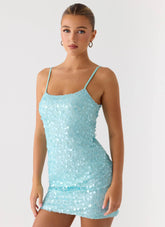 Minivestido Danali - Azul