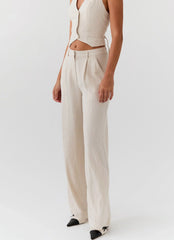 Calça de Linho Heatwave - Aveia