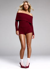 Mini Shorts Spectate - Granate