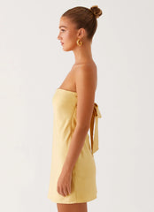 Minivestido Yulina - Amarillo