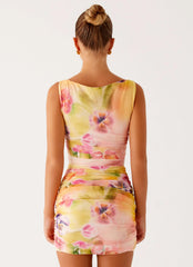 Minivestido Yennifer - Floral Rayos de Sol