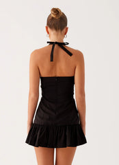 Minivestido Cheryl Bustier - Negro