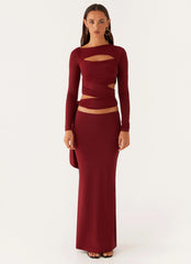 Top cruzado Capucine - Mulberry