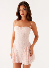 Minivestido Promenade - Rosa