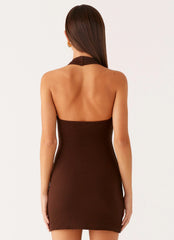 Minivestido Vedetta - Chocolate