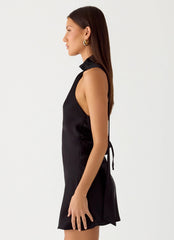 Minivestido Keena Scarf - Negro